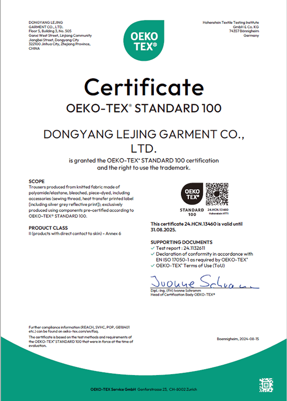 Oeko-tex Standard